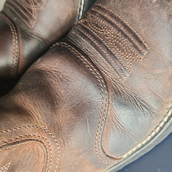 Ariat Driftwood Probaby Performance Boots Round Toe Brown - Picture 15 of 16